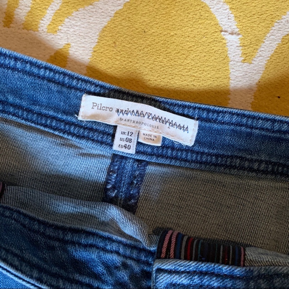 Anthropologie Pilcro Denim Wrap Skirt - Picture 3 of 4